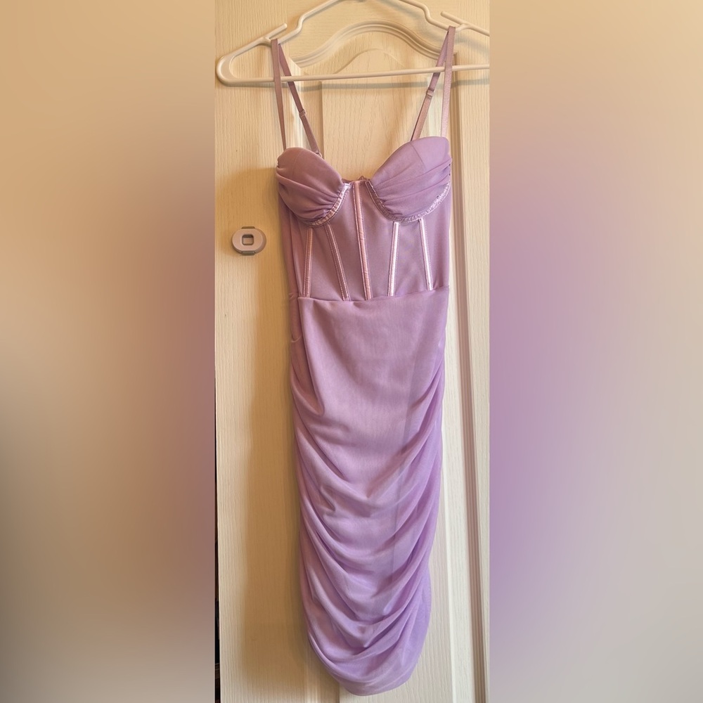 Lilac tulle dress